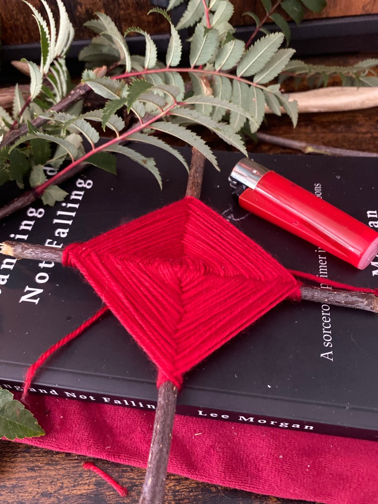 A photo of my first ever rowan cross from a few years ago.